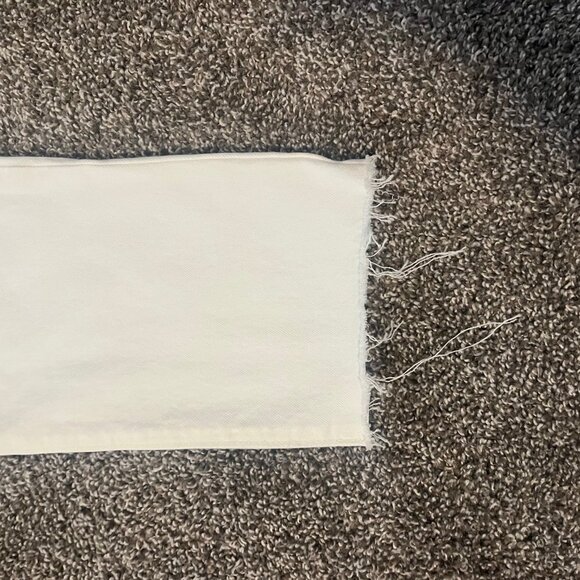 NWT Levi's 501 Original, High Rise, Straight Leg, Distressed Jean, White, 29x30 - Picture 11 of 11